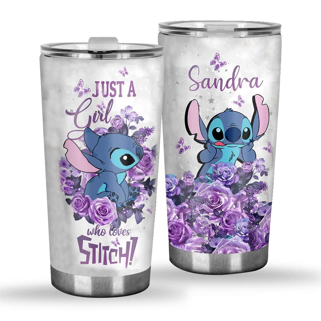 Personalized Ohana Tumbler for Girls with Custom Name and Design Tumbler GradoCreations