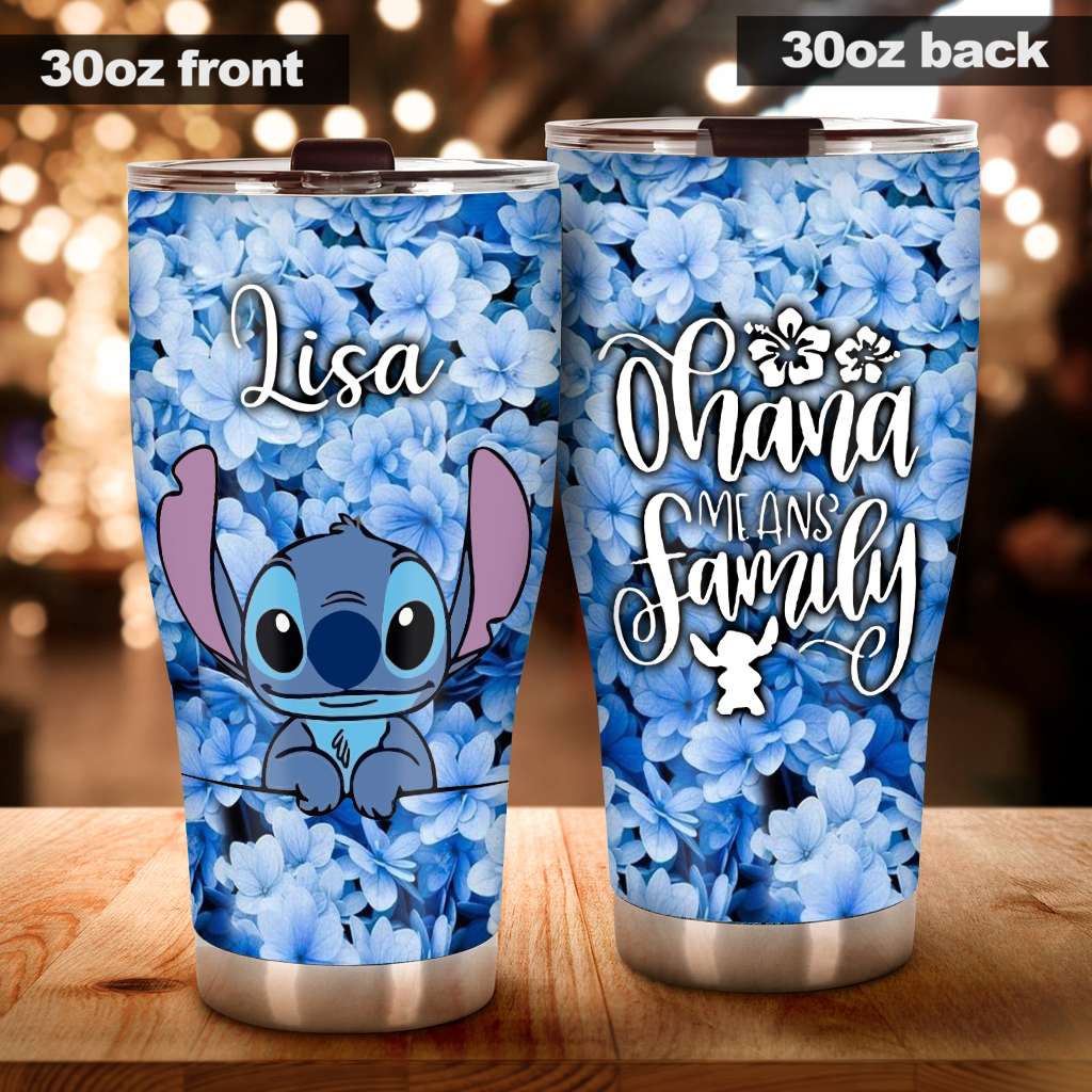 Personalized Ohana Tumbler Custom Name Family Gift 20oz Tumbler GradoCreations