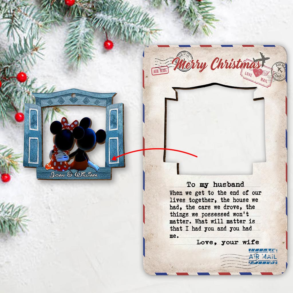 Personalized Wooden Pop Out Christmas Ornament Gift for Family Pop Out Ornament GradoCreations
