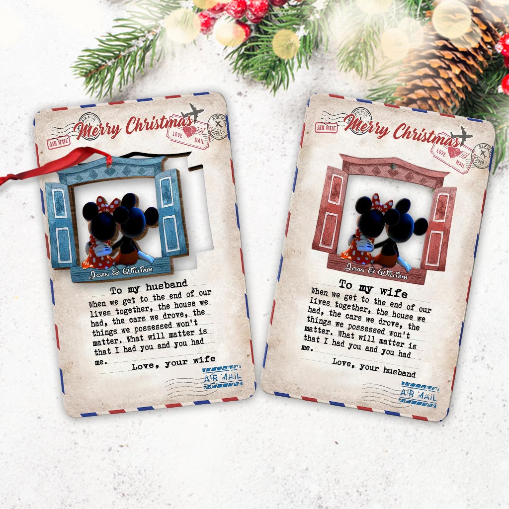 Personalized Wooden Pop Out Christmas Ornament Gift for Family Pop Out Ornament GradoCreations