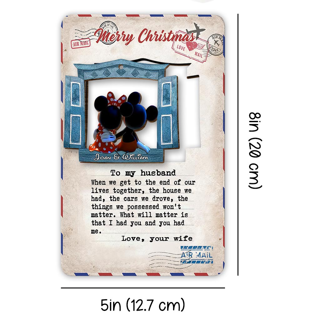 Personalized Wooden Pop Out Christmas Ornament Gift for Family Pop Out Ornament GradoCreations