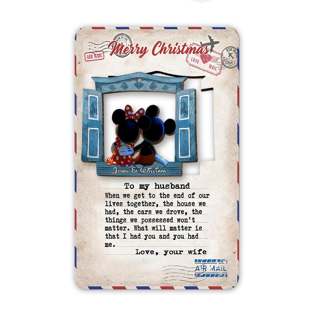 Personalized Wooden Pop Out Christmas Ornament Gift for Family Pop Out Ornament GradoCreations