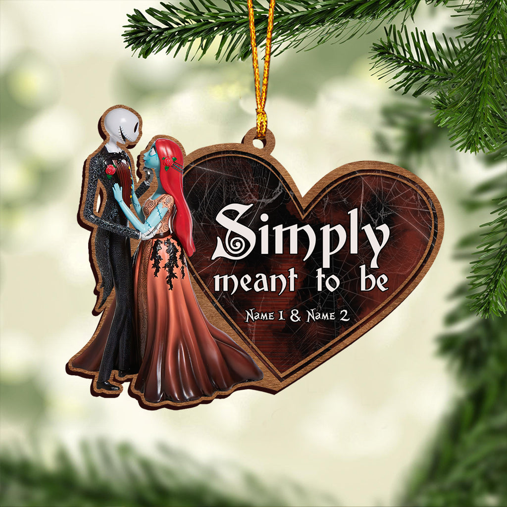 Personalized Christmas Nightmare Ornament Custom Names Gift Ornament GradoCreations