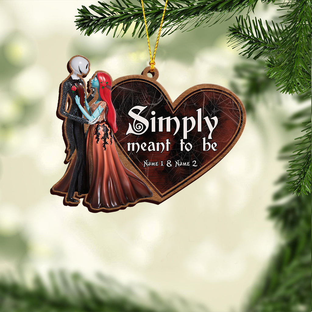 Personalized Christmas Nightmare Ornament Custom Names Gift Ornament GradoCreations