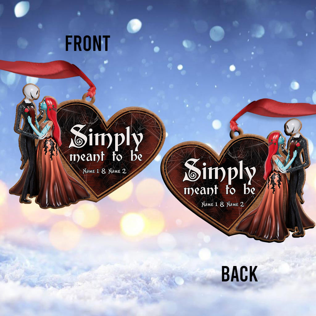 Personalized Christmas Nightmare Ornament Custom Names Gift Ornament GradoCreations