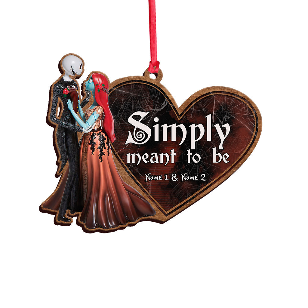 Personalized Christmas Nightmare Ornament Custom Names Gift Ornament GradoCreations