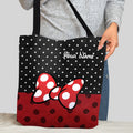Personalized Mouse Ears Tote Bag Custom Name Gift for Kids Tote Bag GradoCreations