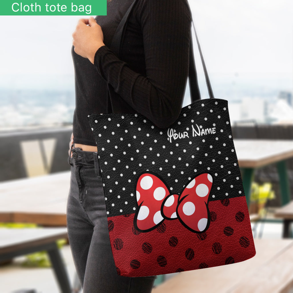 Personalized Mouse Ears Tote Bag Custom Name Gift for Kids Tote Bag GradoCreations
