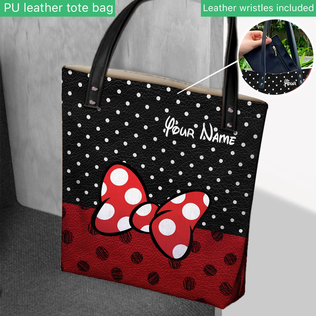 Personalized Mouse Ears Tote Bag Custom Name Gift for Kids Tote Bag GradoCreations