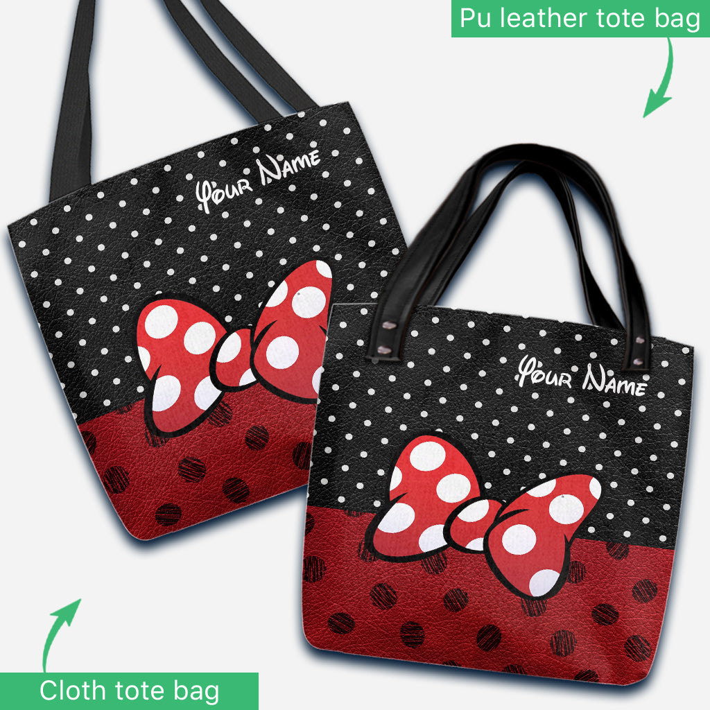 Personalized Mouse Ears Tote Bag Custom Name Gift for Kids Tote Bag GradoCreations