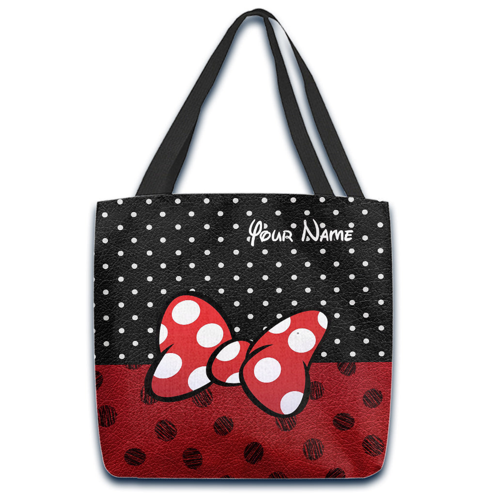 Personalized Mouse Ears Tote Bag Custom Name Gift for Kids Tote Bag GradoCreations