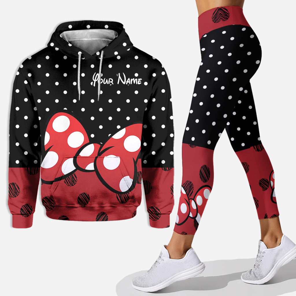 Personalized Hoodie and Leggings Set with Mouse Design for Kids Hoodie & Leggings GradoCreations