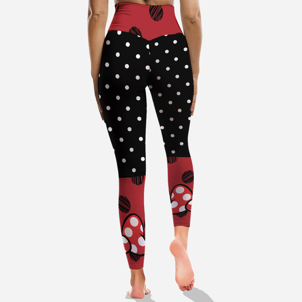 Personalized Hoodie and Leggings Set with Mouse Design for Kids Hoodie & Leggings GradoCreations