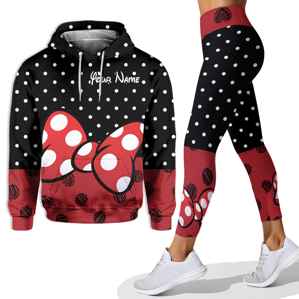 Personalized Hoodie and Leggings Set with Mouse Design for Kids Hoodie & Leggings GradoCreations