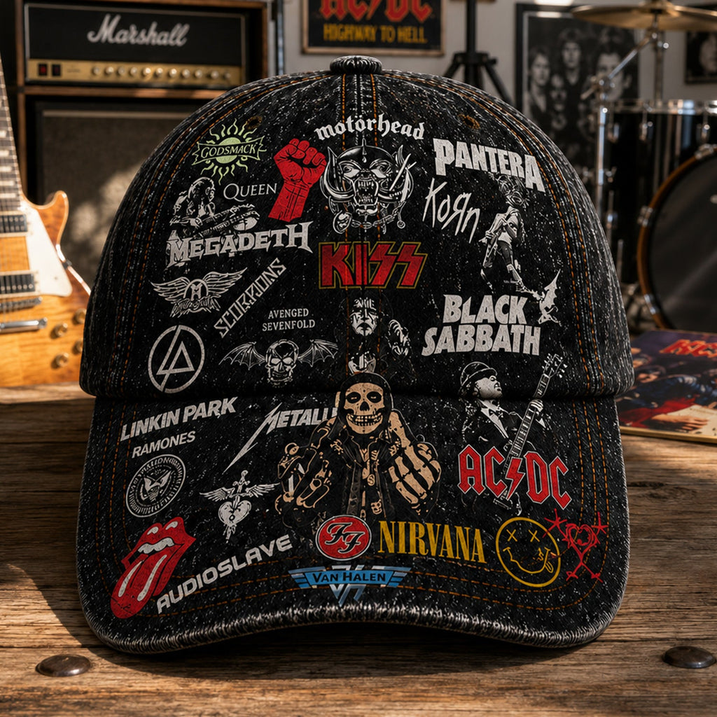 Personalized Rock Legends Classic Cap Custom Name Gift GradoCreations
