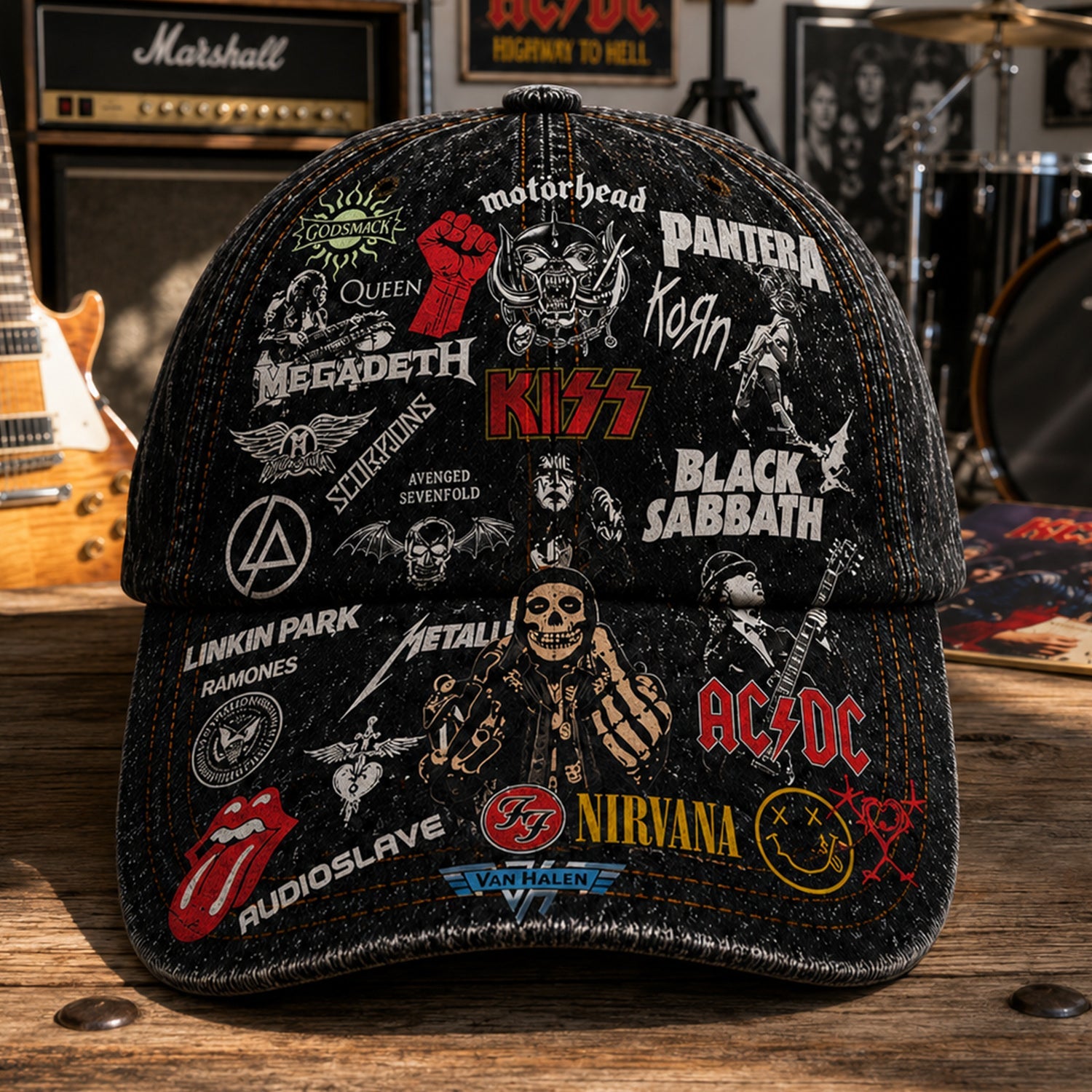 Personalized Rock Legends Classic Cap Custom Name Gift GradoCreations