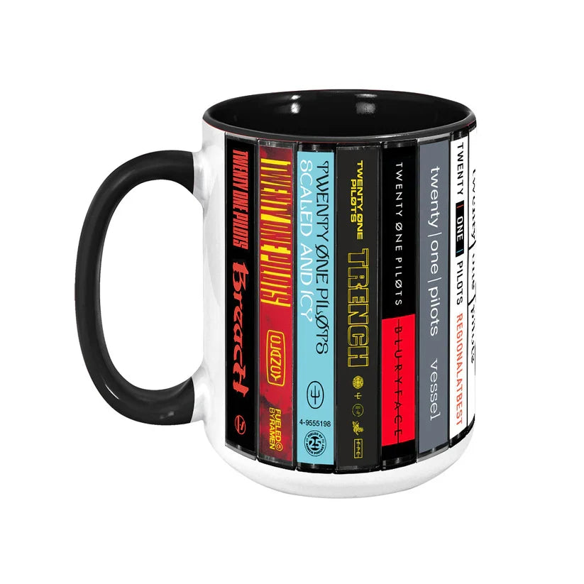 Twenty One Pilots Cassette Mug Retro Drinkware Gift GradoCreations