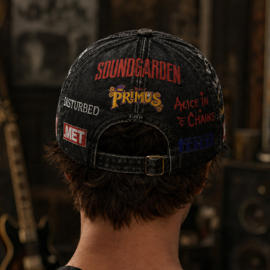 Personalized Classic Cap with Rock Legend Designs Gift for Music Lovers GradoCreations