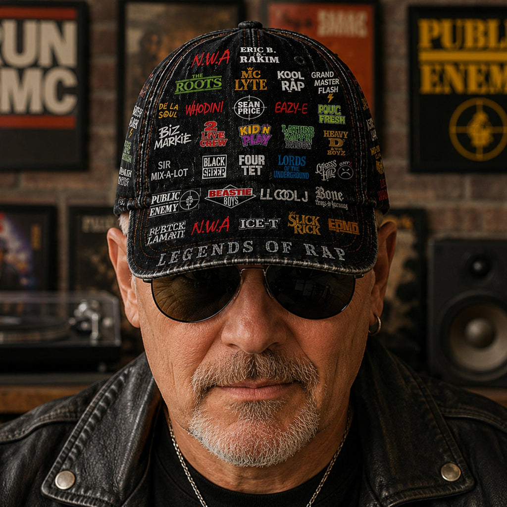 Personalized Legends of Rap Classic Cap Custom Hat for Music Lovers GradoCreations