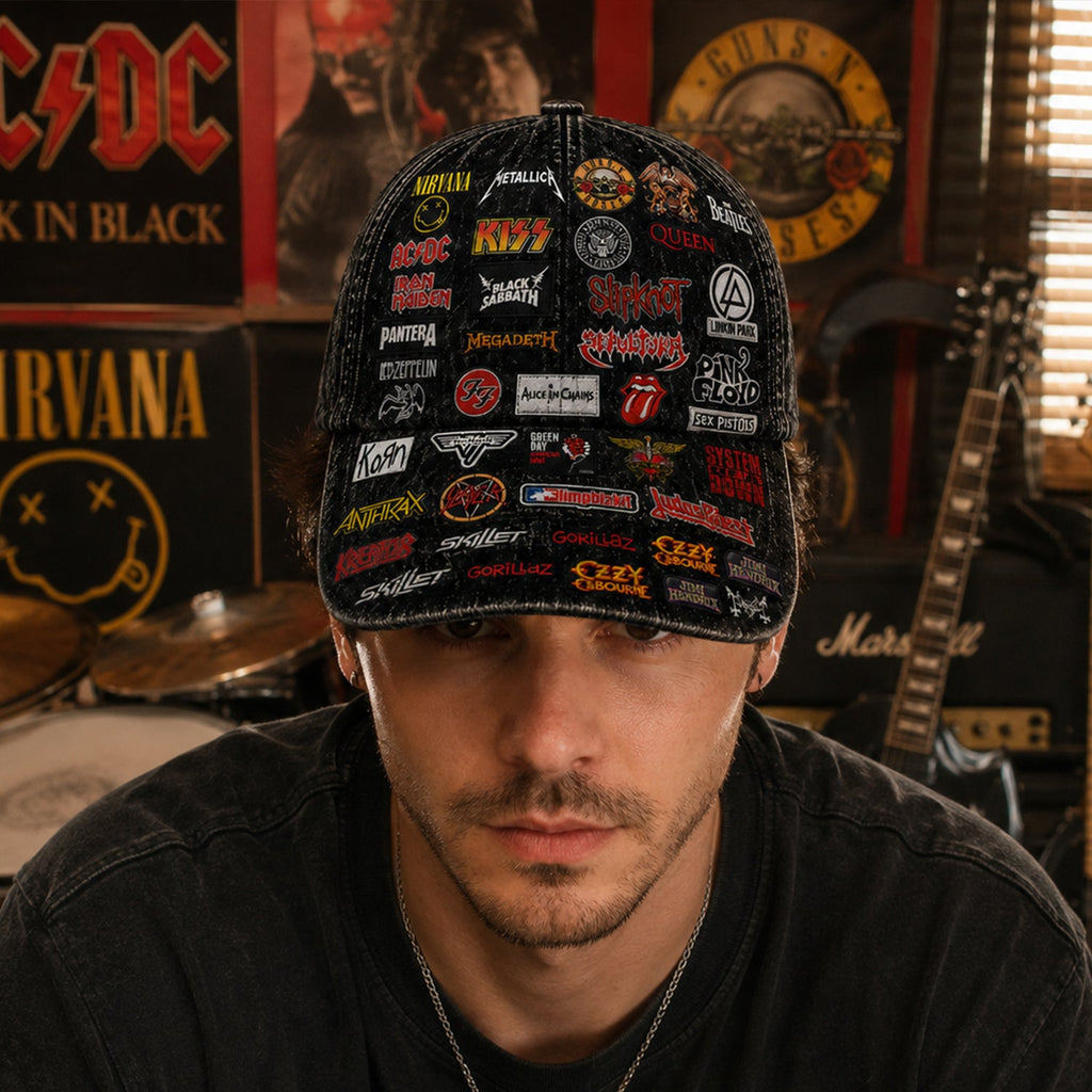 Personalized Classic Rock Legends Edition Cap for Music Lovers GradoCreations