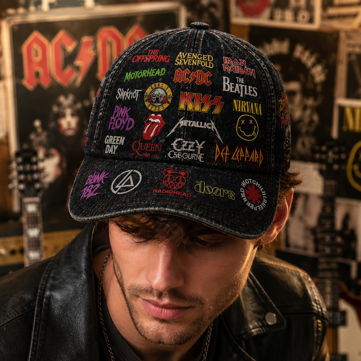 Personalized Classic Rock Cap Custom Name Legends Edition Gift GradoCreations
