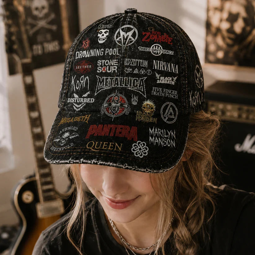 Classic Rock Legends Edition Cap Custom Fit for Music Lovers Classic Cap GradoCreations