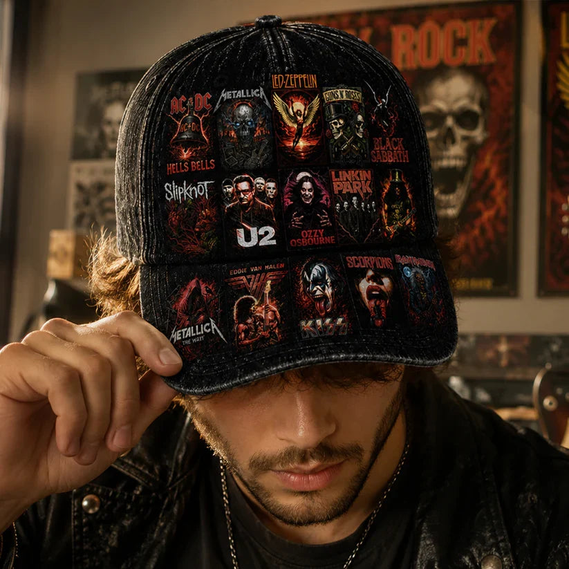 Personalized Classic Rock Cap Legends Edition for Music Lovers Classic Cap GradoCreations