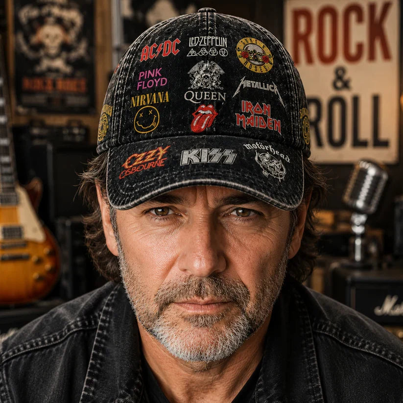 Custom Classic Rock Cap with Legends Edition Design for Music Lovers Classic Cap GradoCreations
