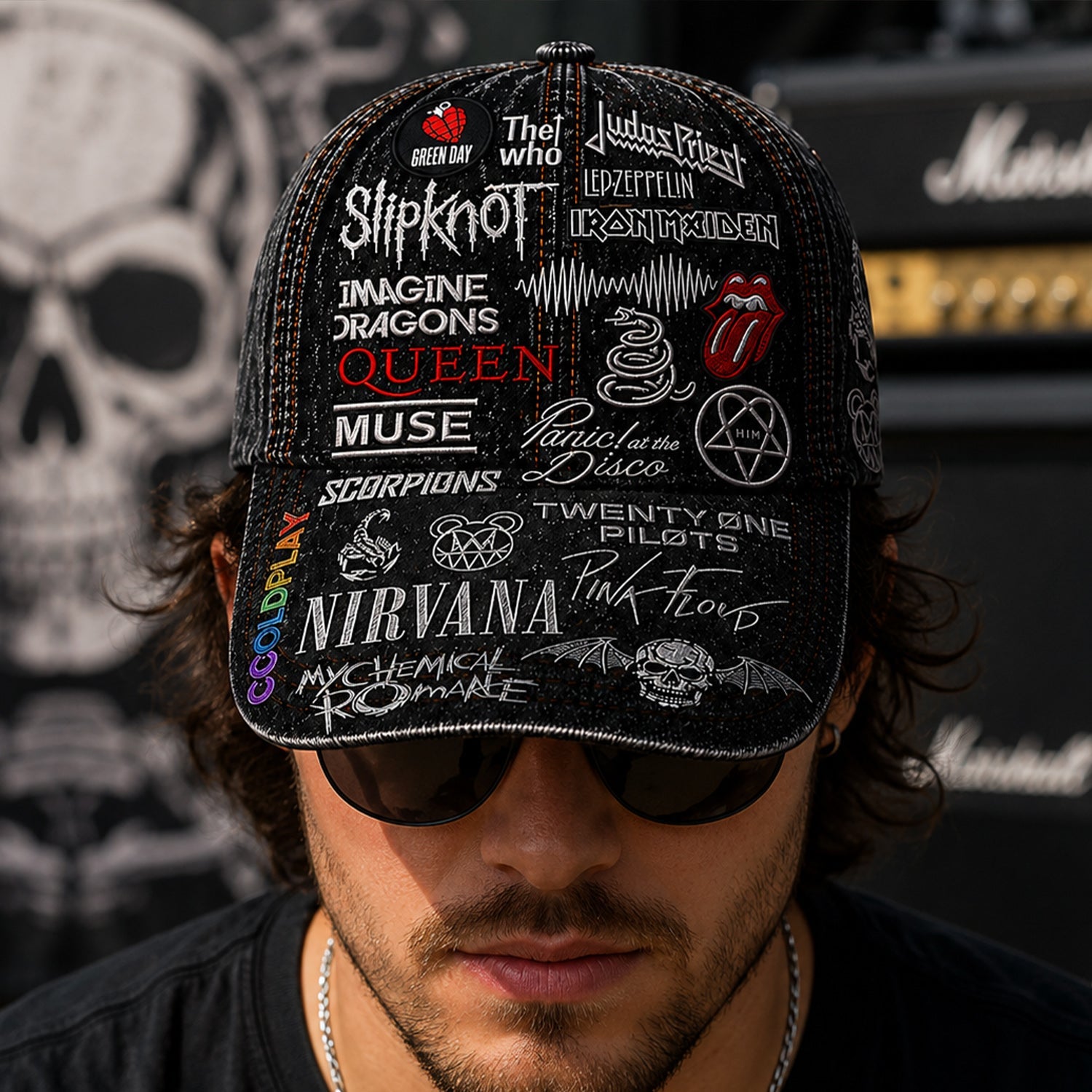 Personalized Rock Legends Edition Classic Cap Unique Music Gift Classic Cap GradoCreations