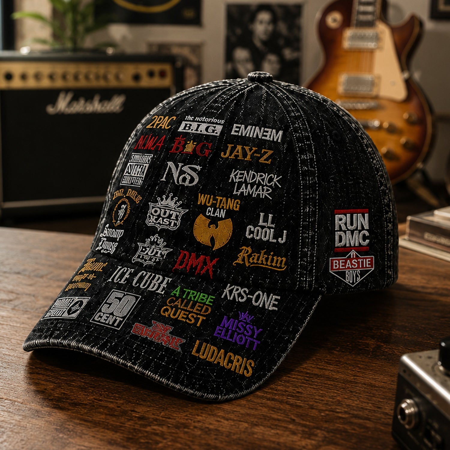 Personalized Classic Rap Legends Cap Custom Name Gift GradoCreations