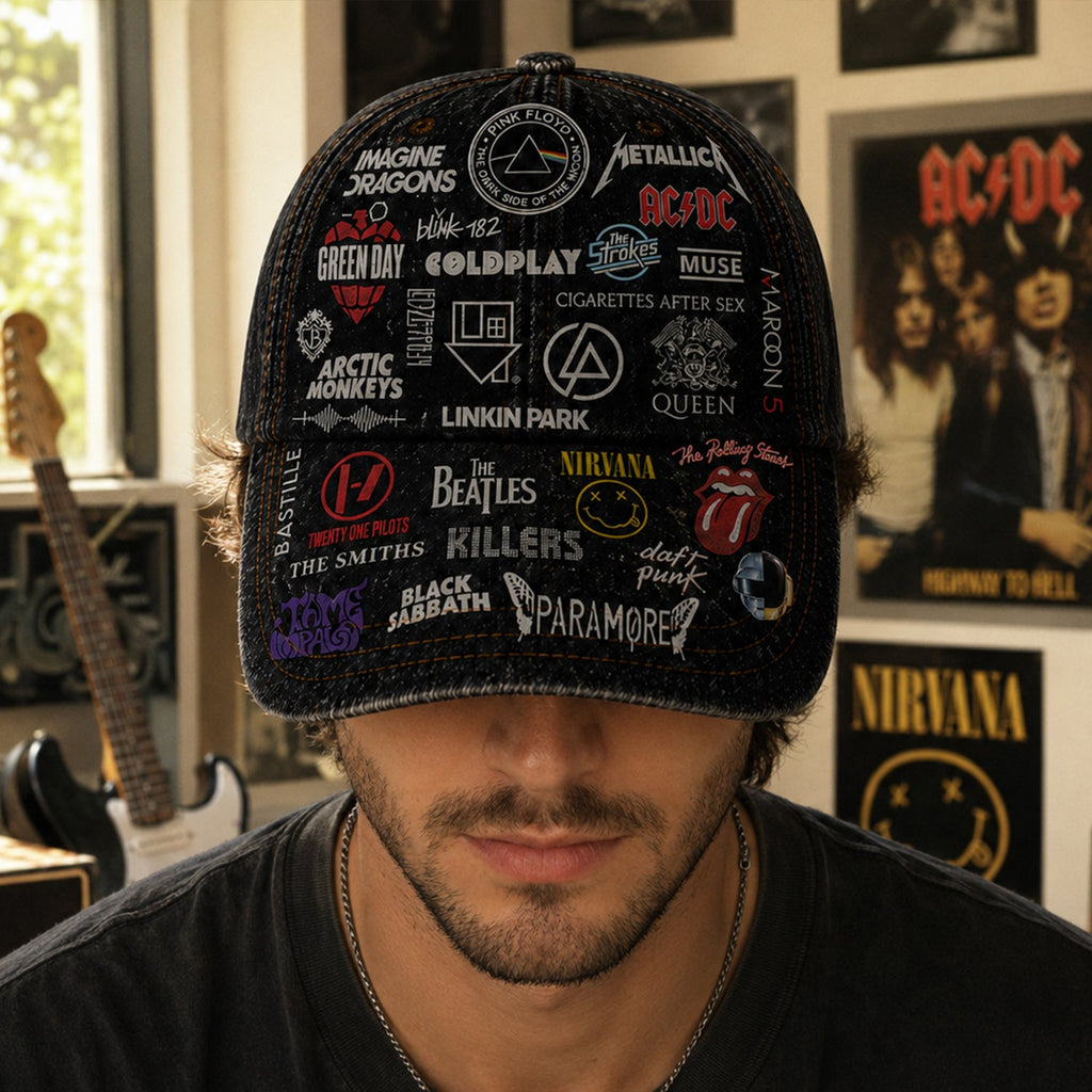 Classic Rock Music Cap Personalized Legends Edition Gift Classic Cap GradoCreations