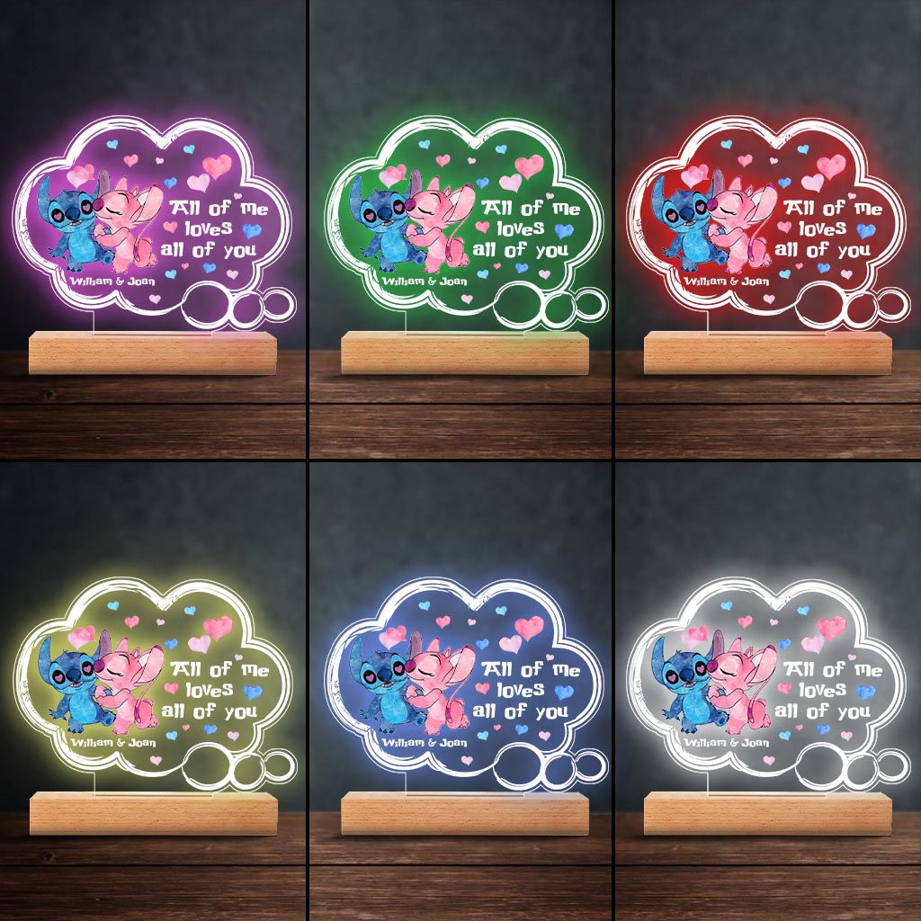 Personalized Couple Acrylic Plaque Light Base Gift for Anniversary Shaped Plaque Light Base GradoCreations