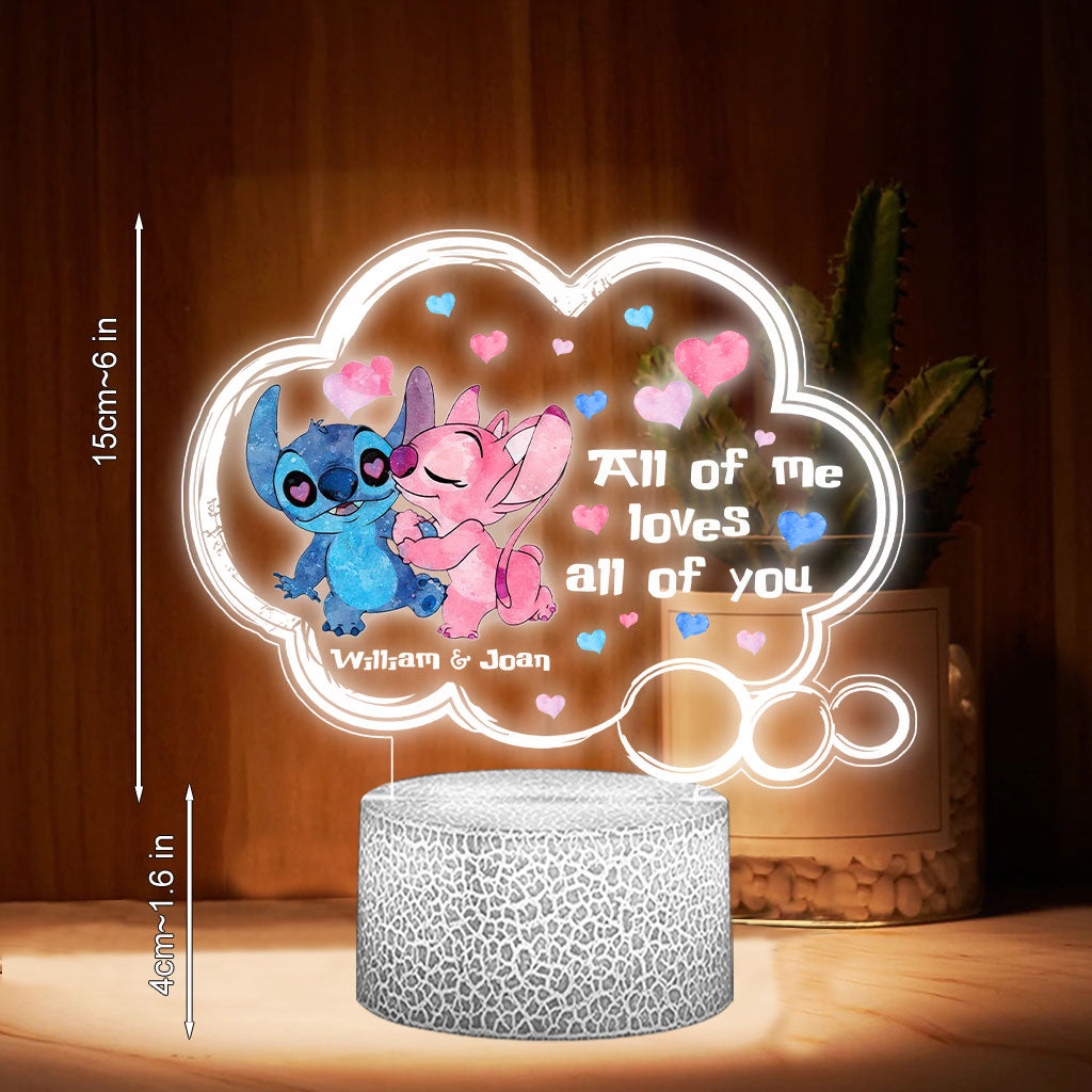Personalized Couple Acrylic Plaque Light Base Gift for Anniversary Shaped Plaque Light Base GradoCreations