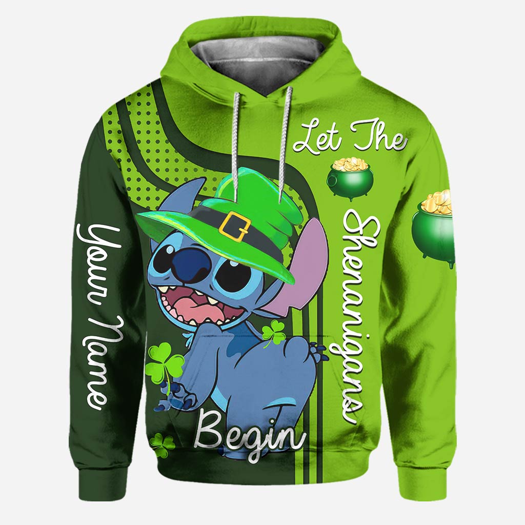 Personalized St. Patrick's Day Hoodie and Leggings Set for Families Hoodie & Leggings GradoCreations