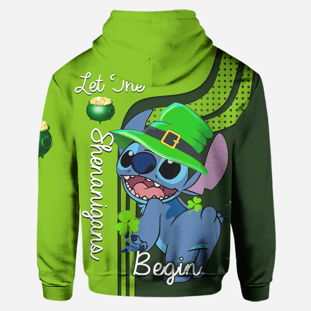 Personalized St. Patrick's Day Hoodie and Leggings Set for Families Hoodie & Leggings GradoCreations