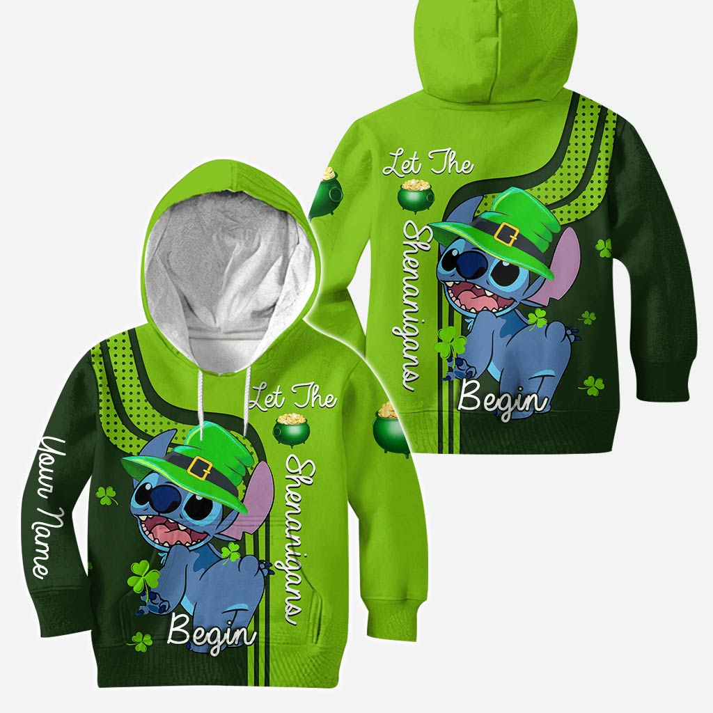 Personalized St. Patrick's Day Hoodie and Leggings Set for Families Hoodie & Leggings GradoCreations