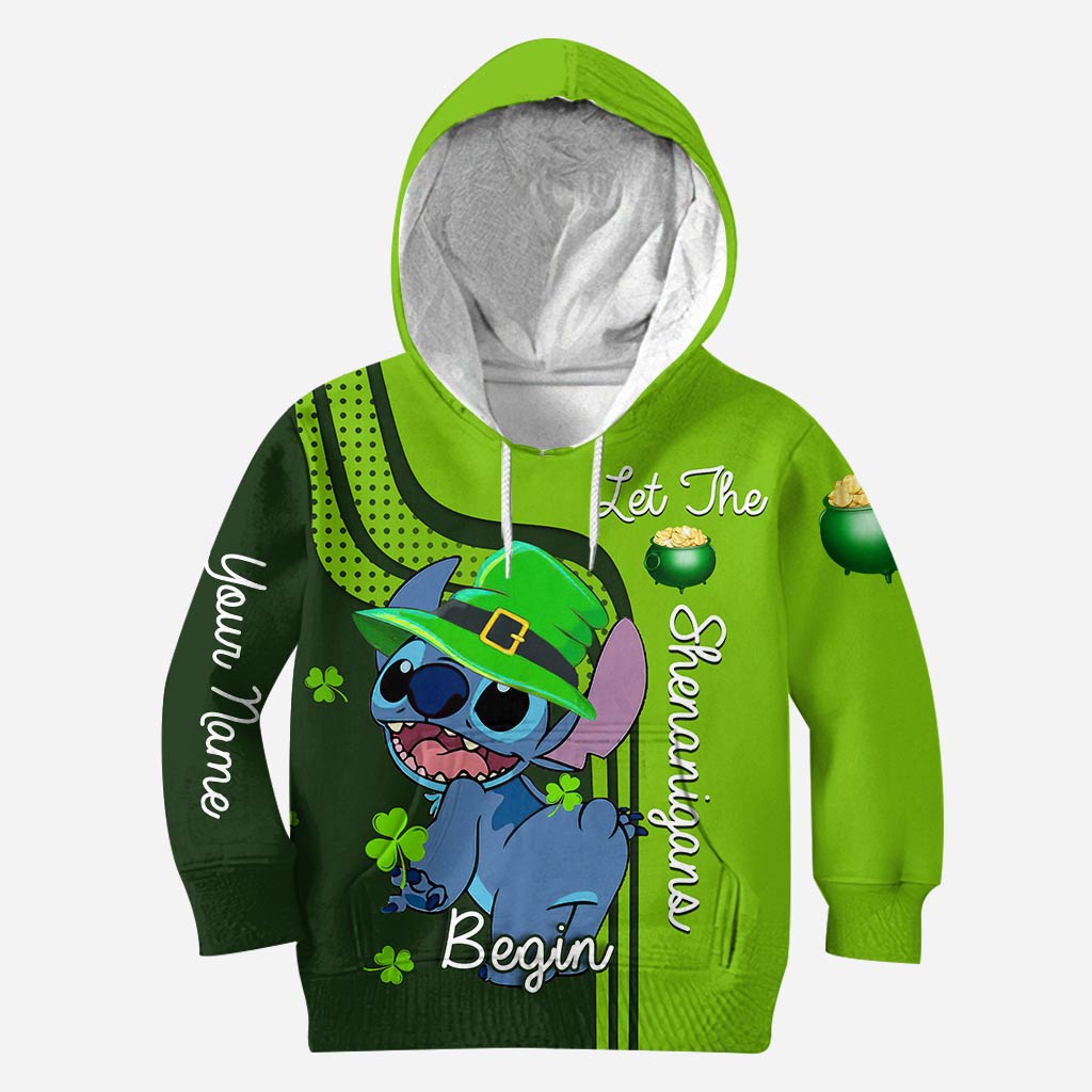 Personalized St. Patrick's Day Hoodie and Leggings Set for Families Hoodie & Leggings GradoCreations