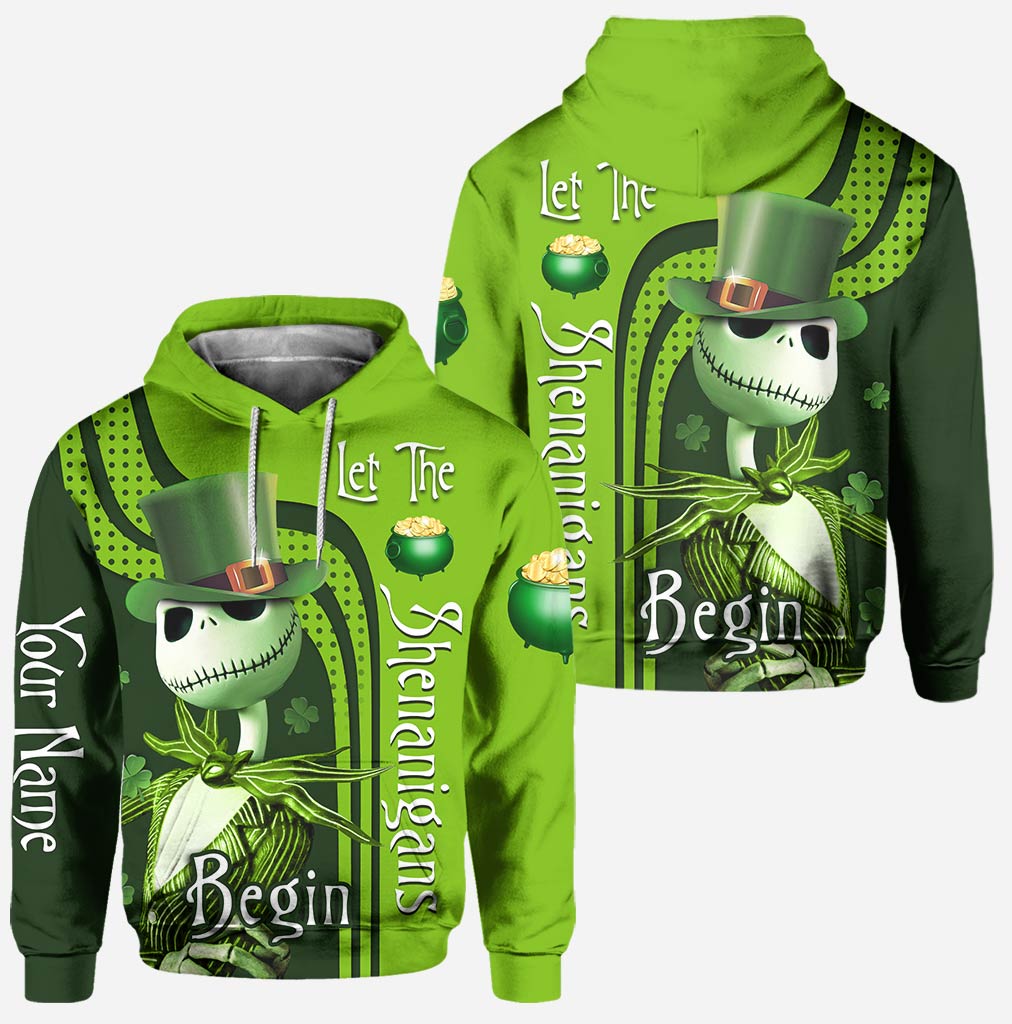 Personalized St. Patrick's Day Hoodie & Leggings Set for Adults Hoodie & Leggings GradoCreations