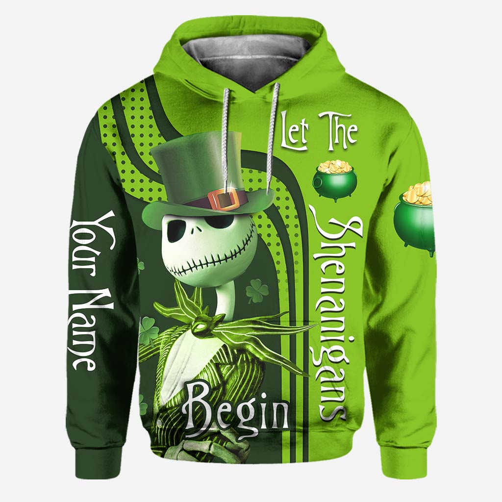 Personalized St. Patrick's Day Hoodie & Leggings Set for Adults Hoodie & Leggings GradoCreations