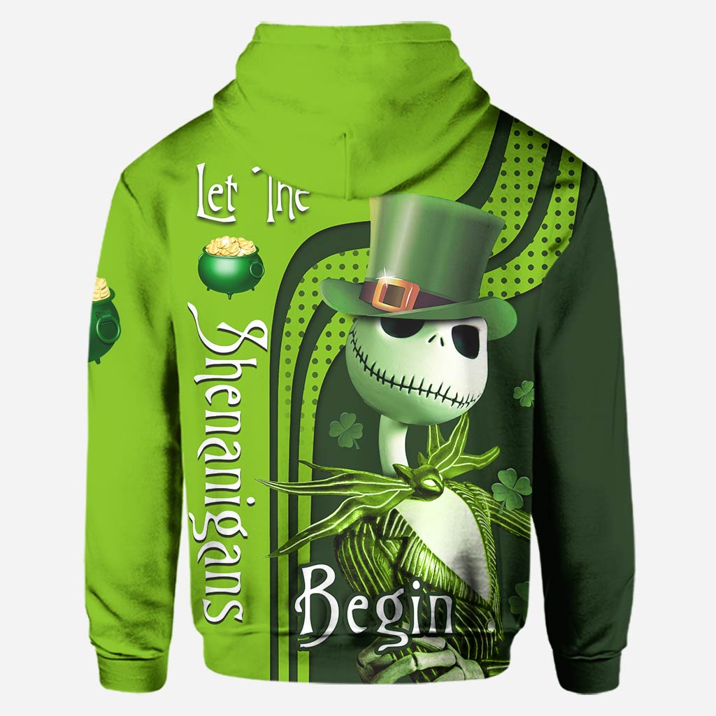 Personalized St. Patrick's Day Hoodie & Leggings Set for Adults Hoodie & Leggings GradoCreations