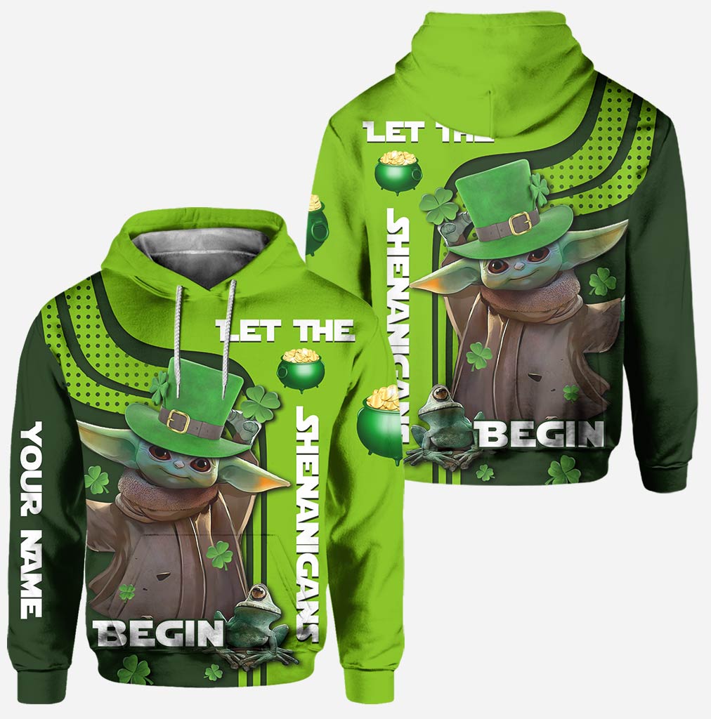 Personalized St. Patrick's Day Hoodie & Leggings Set for Fun Hoodie & Leggings GradoCreations