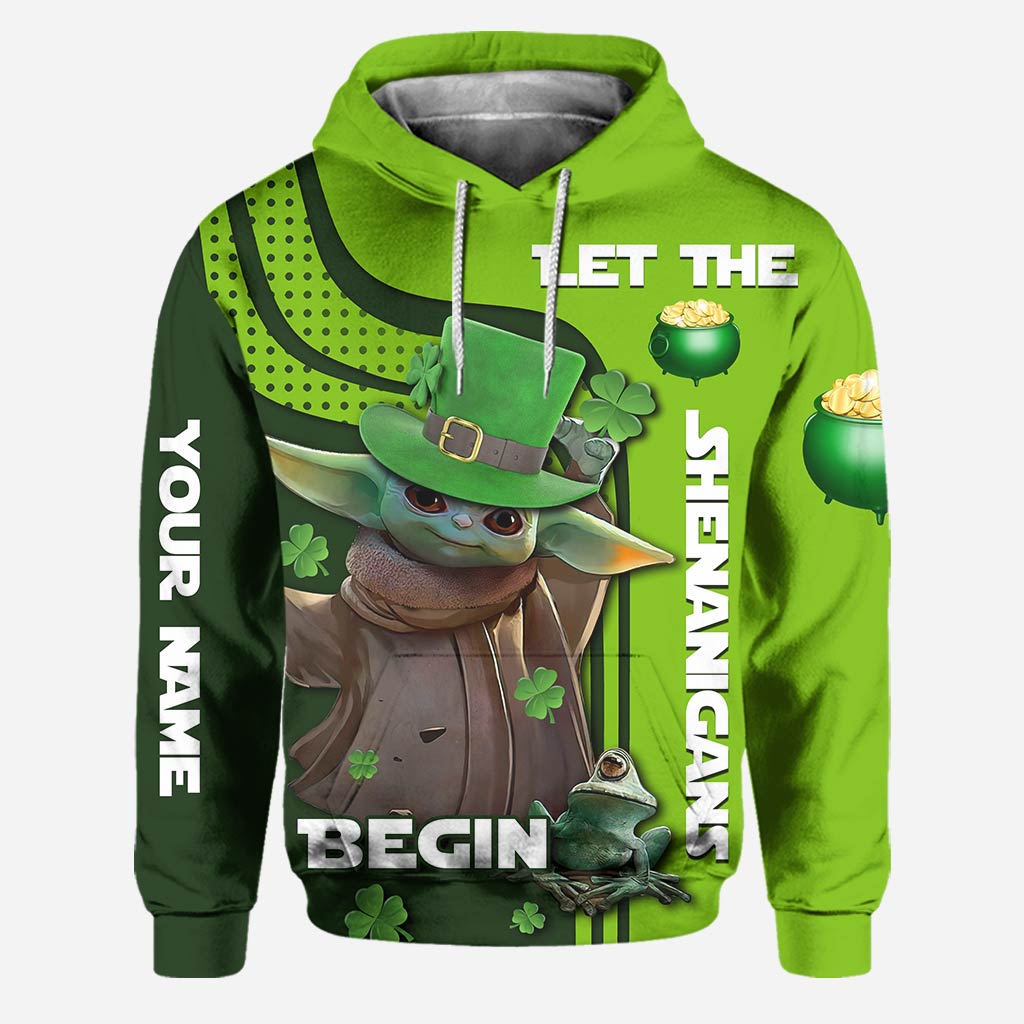 Personalized St. Patrick's Day Hoodie & Leggings Set for Fun Hoodie & Leggings GradoCreations
