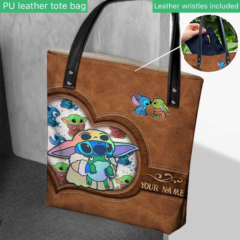 Personalized Cute Cartoon Tote Bag Custom Name Gift for Mom Tote Bag GradoCreations