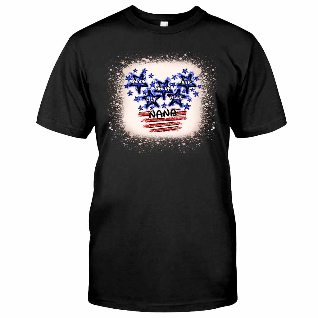 Personalized Independence Day T-shirt for Nana Custom Names Gift T-shirt & Hoodie GradoCreations