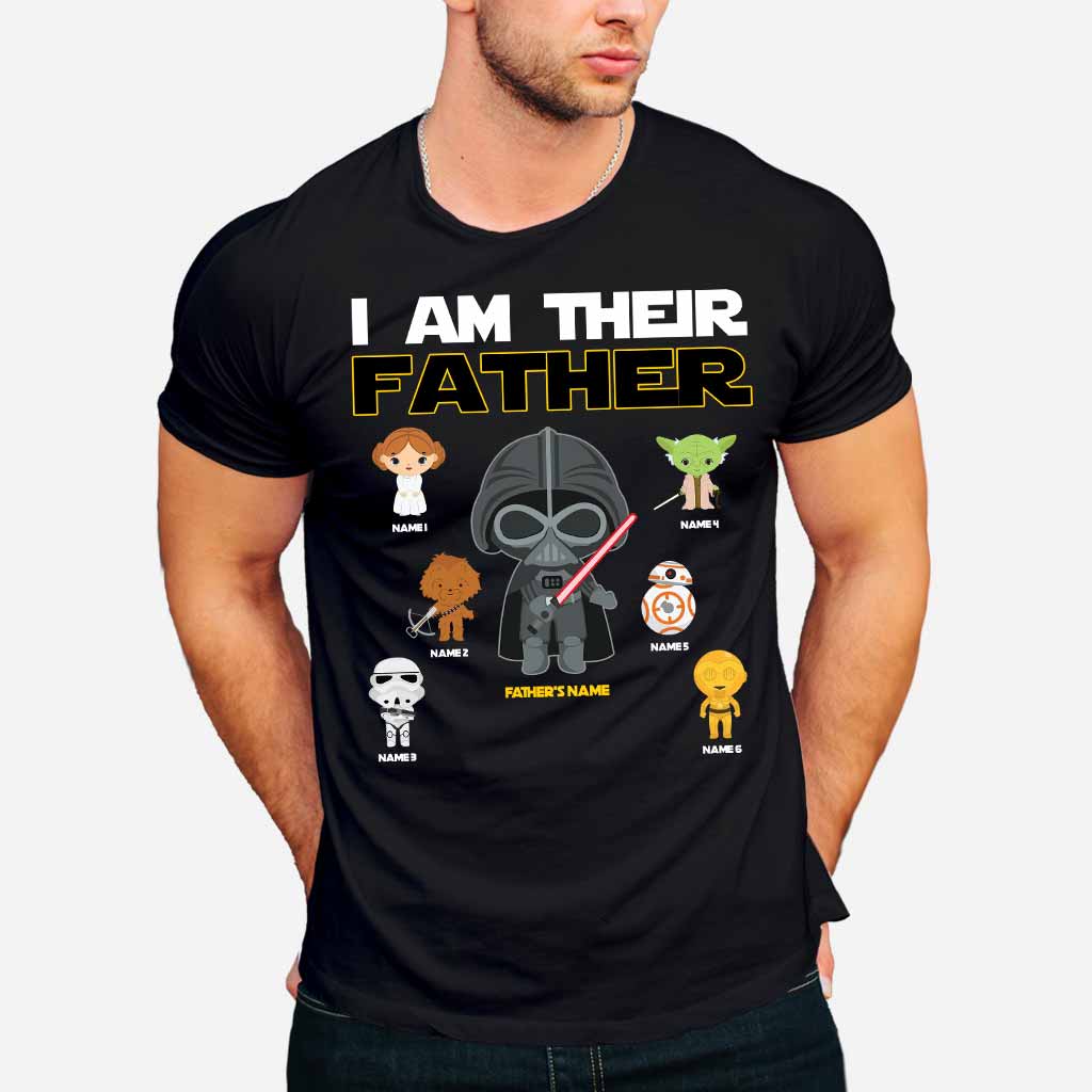 Personalized I Am Their Father T-Shirt & Hoodie Gift for Dad, Custom Name, Father's Day T-shirt & Hoodie GradoCreations