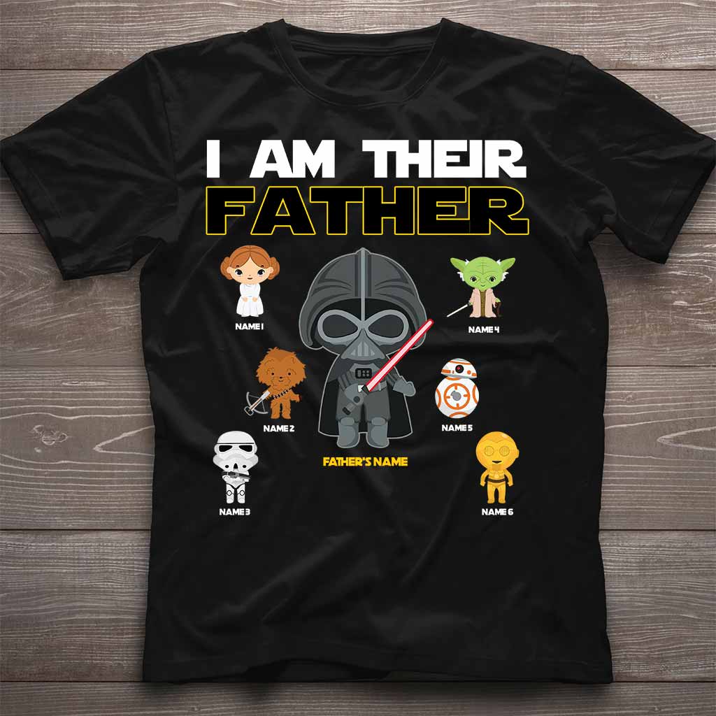 Personalized I Am Their Father T-Shirt & Hoodie Gift for Dad, Custom Name, Father's Day T-shirt & Hoodie GradoCreations