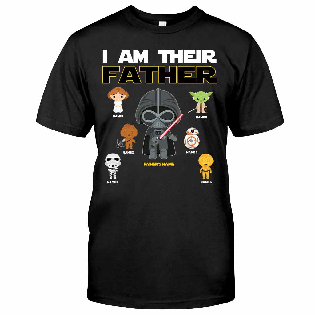 Personalized I Am Their Father T-Shirt & Hoodie Gift for Dad, Custom Name, Father's Day T-shirt & Hoodie GradoCreations