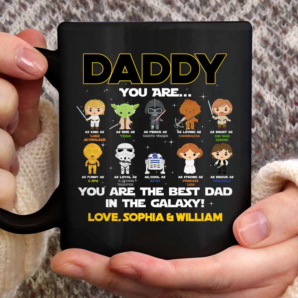 Personalized Star Wars Daddy Mug Gift for Father's Day Mug GradoCreations