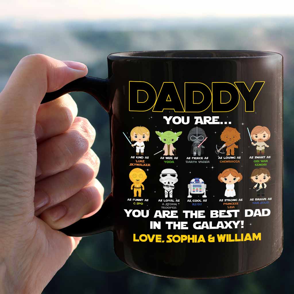 Personalized Star Wars Daddy Mug Gift for Father's Day Mug GradoCreations