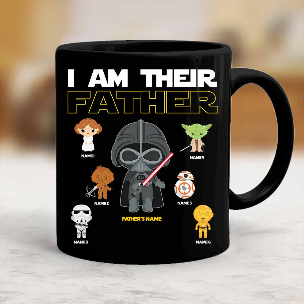 Personalized Star Wars Mug Custom Family Names Gift for Dad Mug GradoCreations